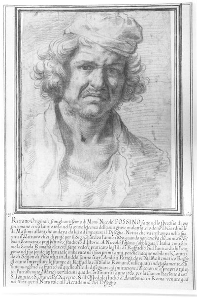 Self Portrait by Nicolas Poussin